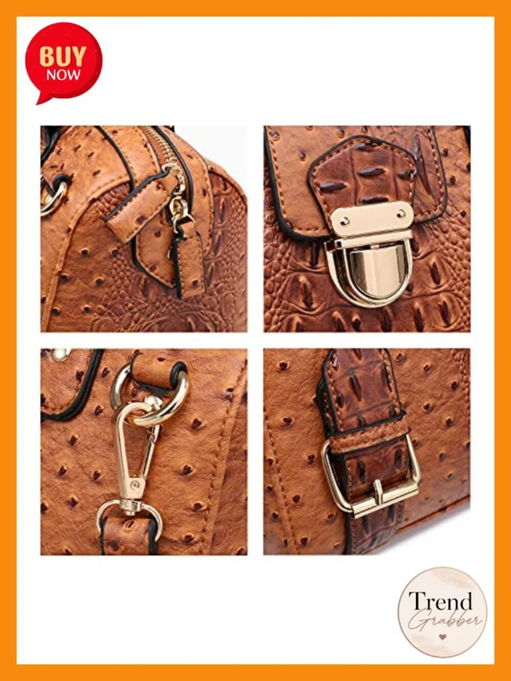 Vegan Leather Satchel Purse Top Handle Work Tote Handbag